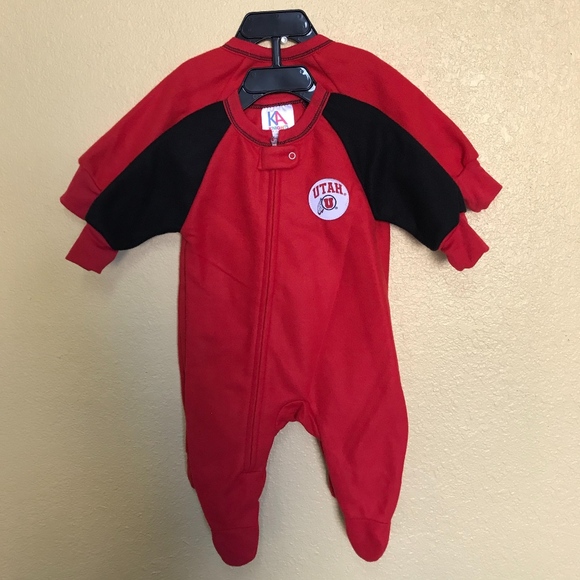 KIDS FLAME RESISTANT SLEEPWEAR 2 PK RED RUTGERS - Picture 4 of 4